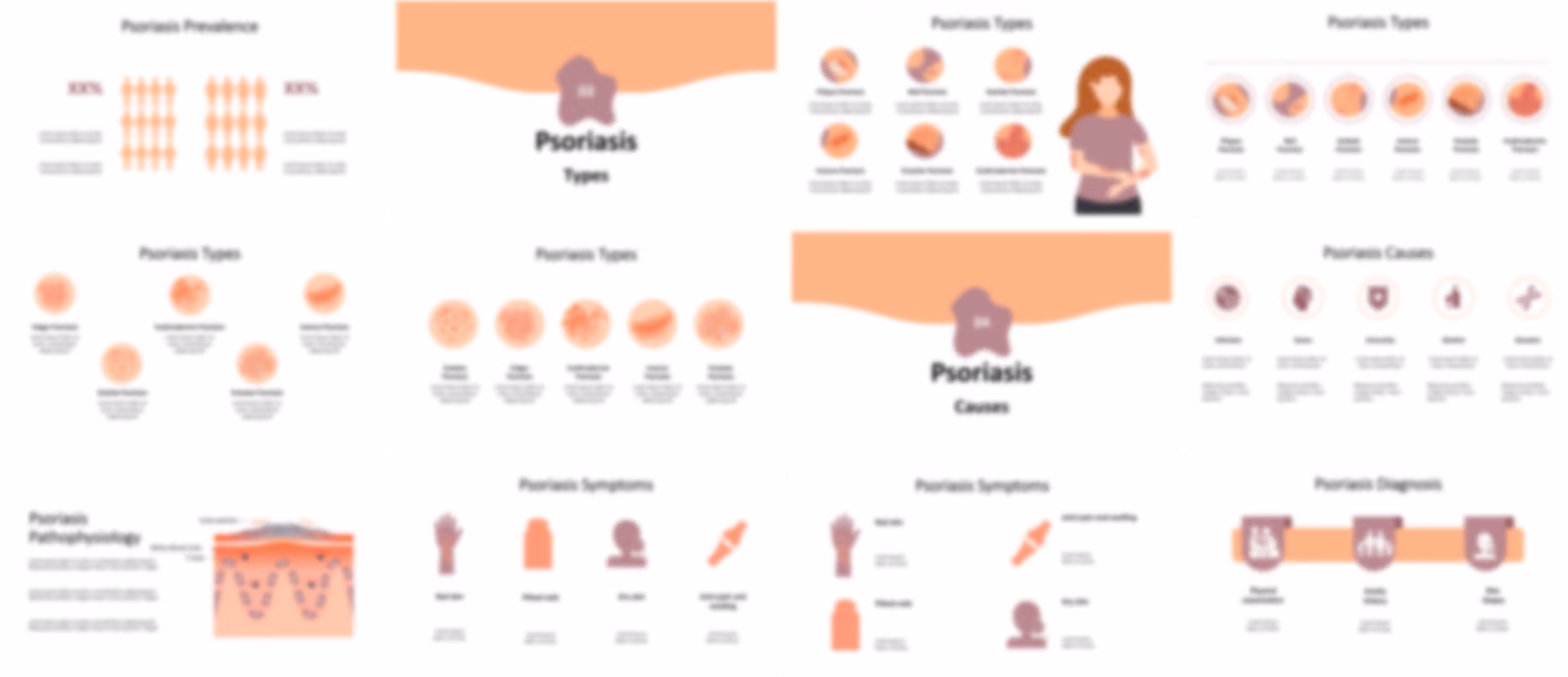 Psoriasis presentation Template preview