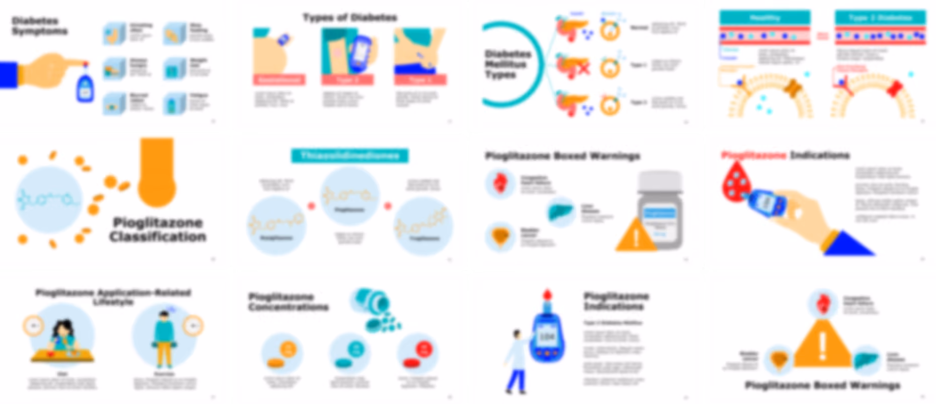 Pioglitazone presentation Template preview