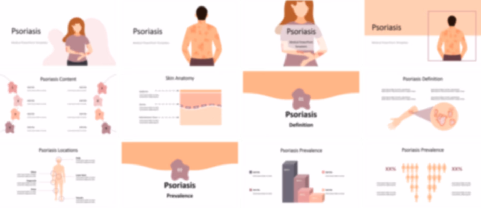 Psoriasis PowerPoint Template slide preview