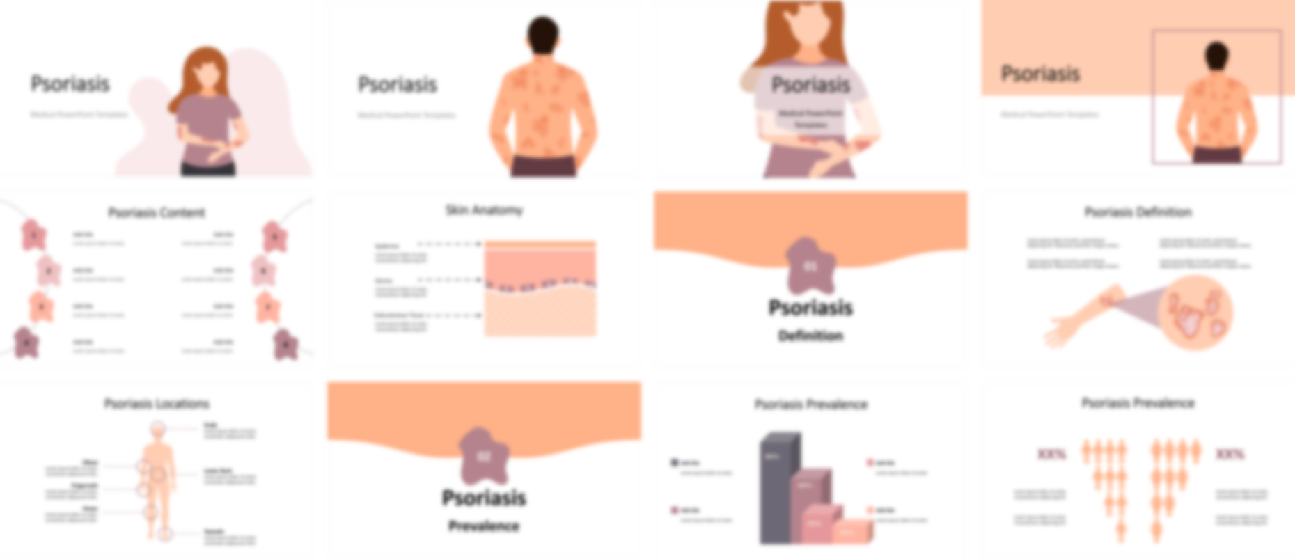Psoriasis PowerPoint Template slide preview