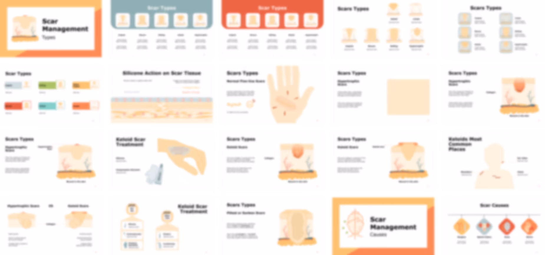 Scar presentation Template preview