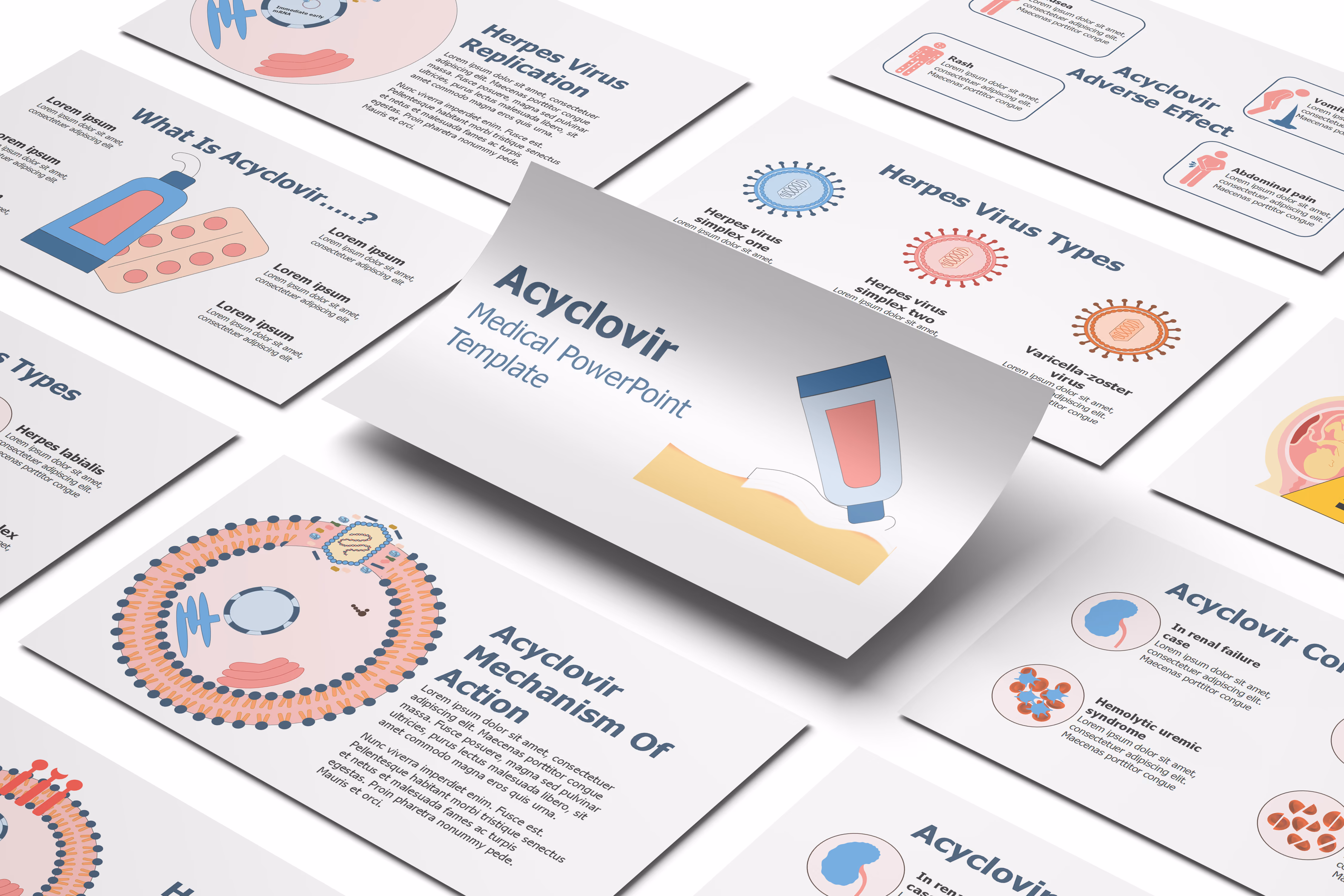 Acyclovir PowerPoint Template 