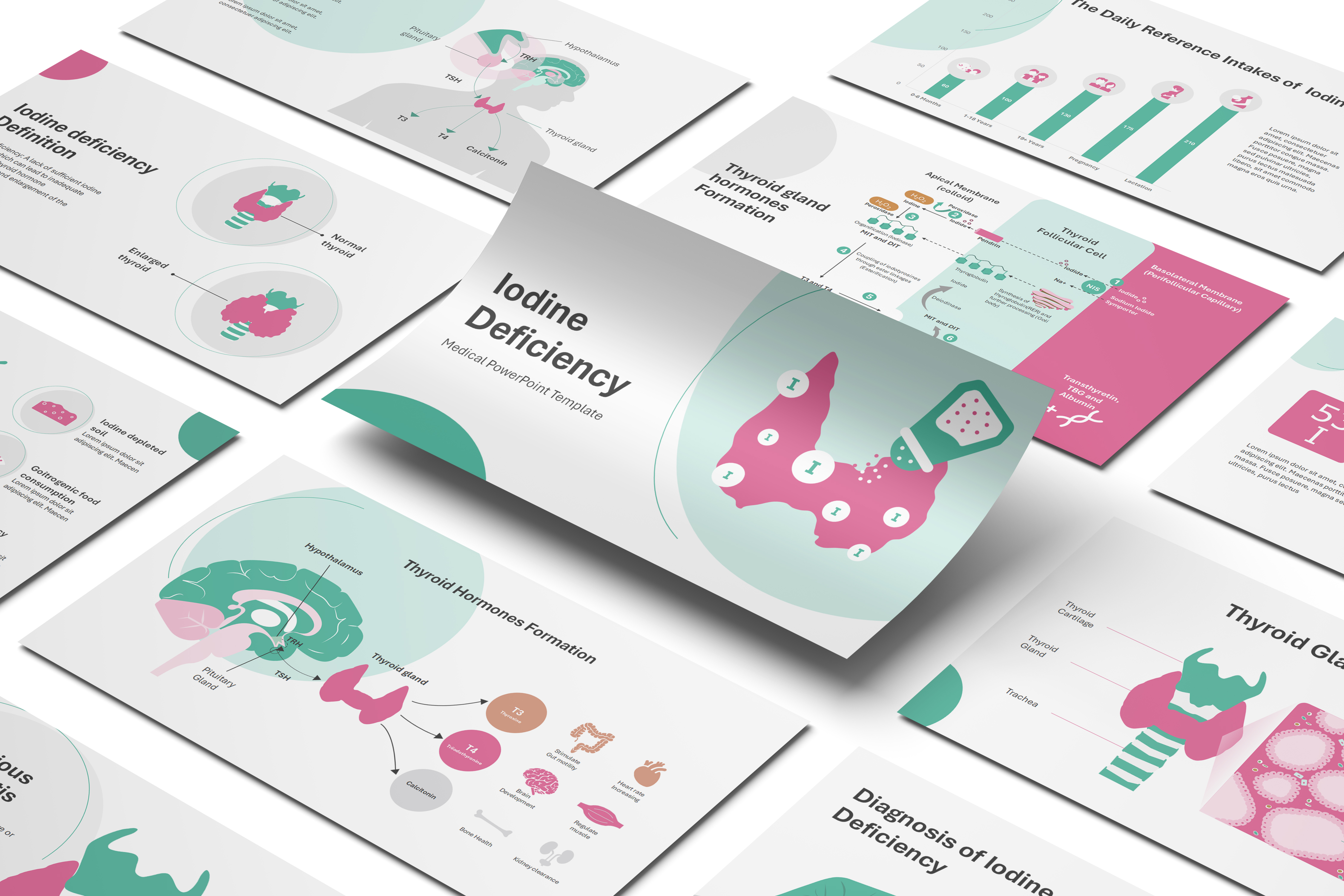Iodine Deficiency PowerPoint Template