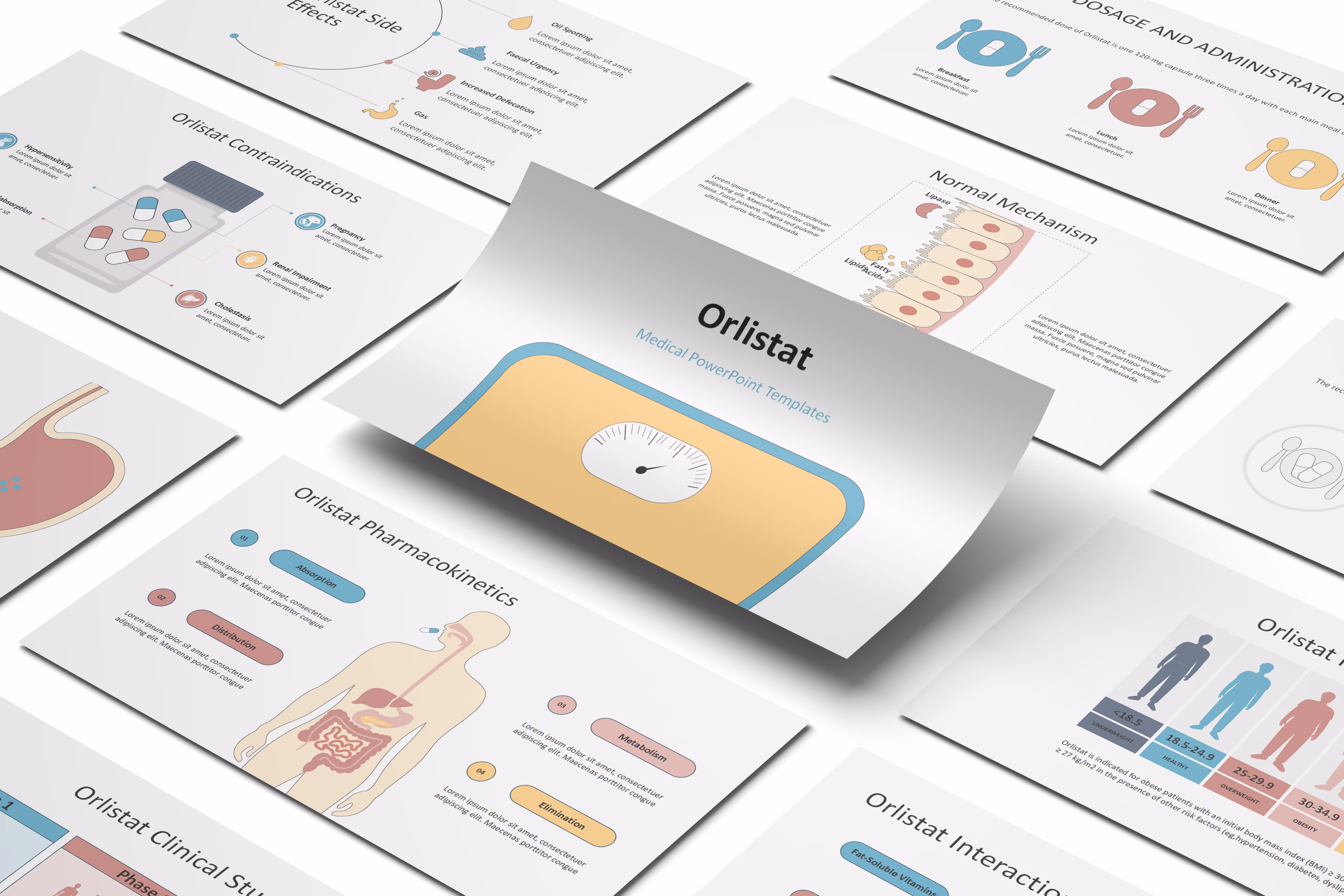 Orlistat PowerPoint Template