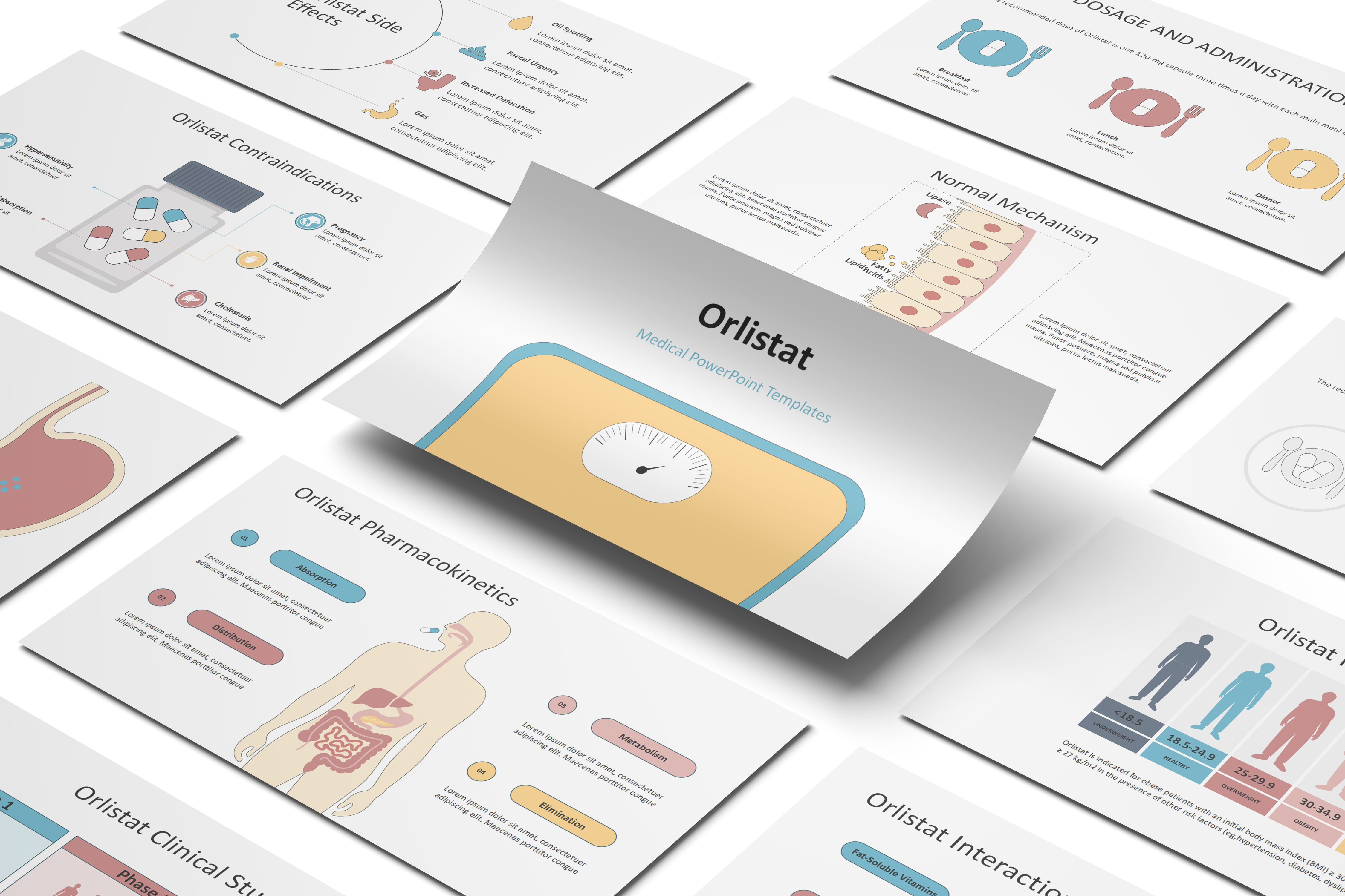 Orlistat PowerPoint Template
