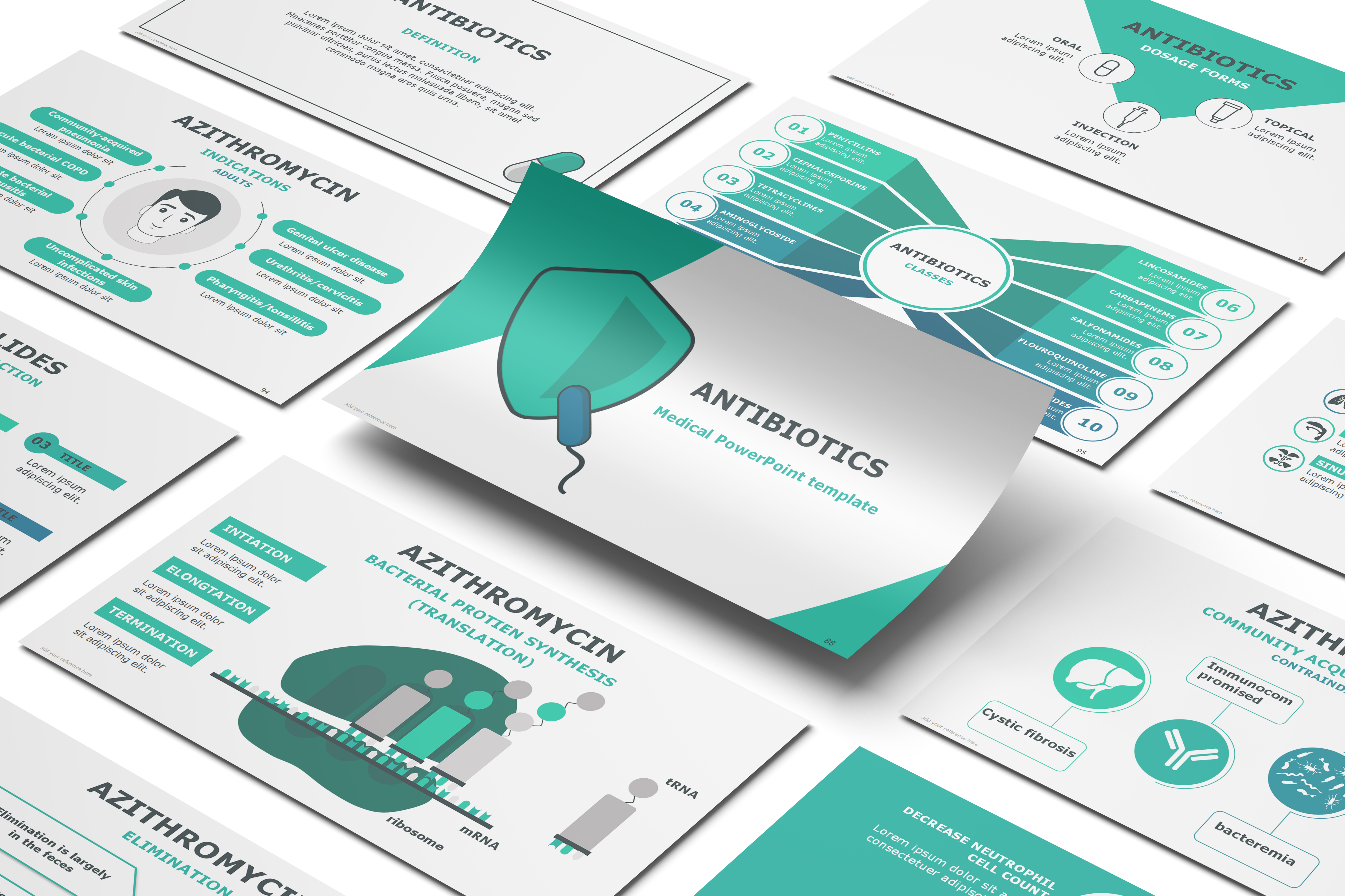 Azithromycin PowerPoint Template