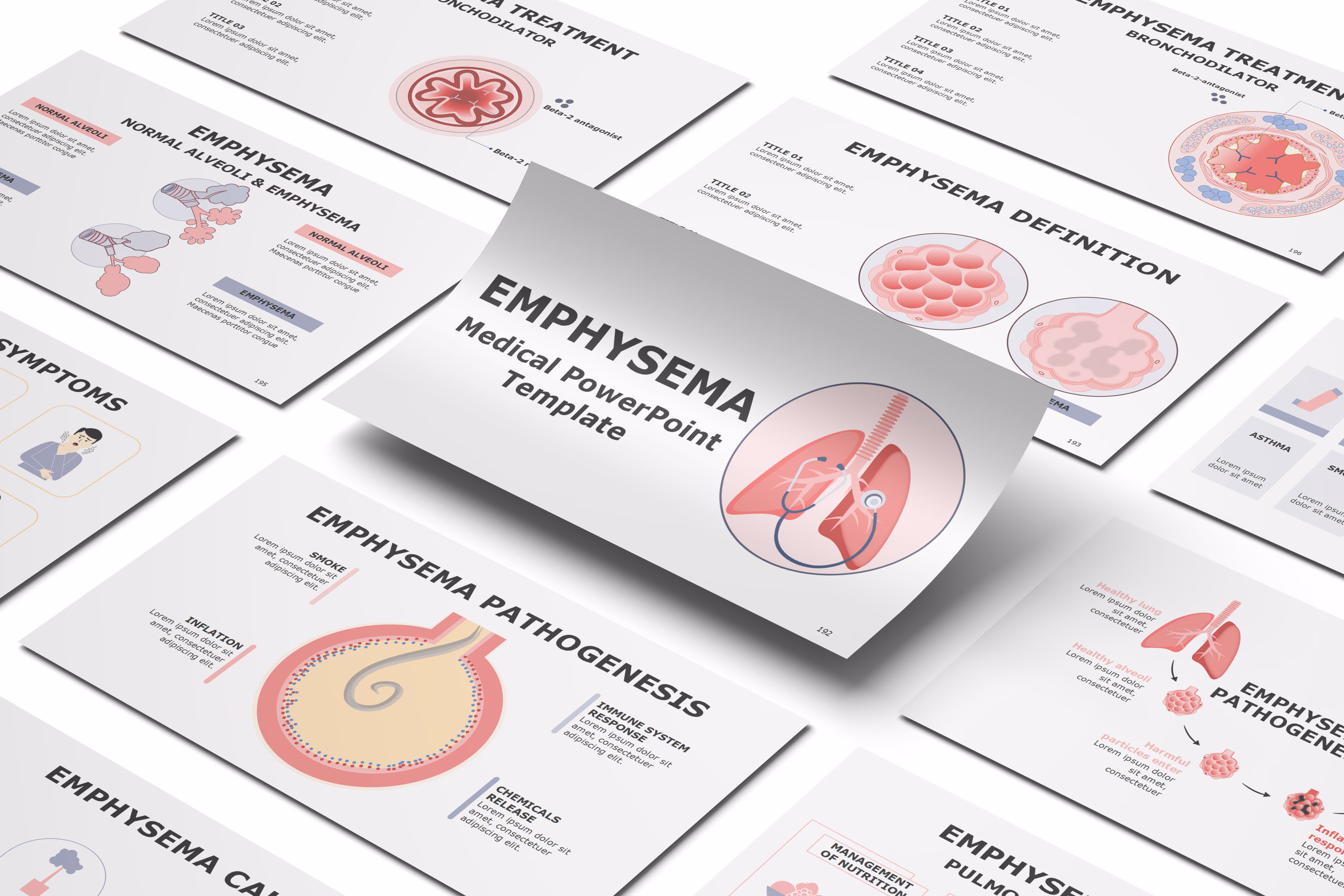 Emphysema PowerPoint Template