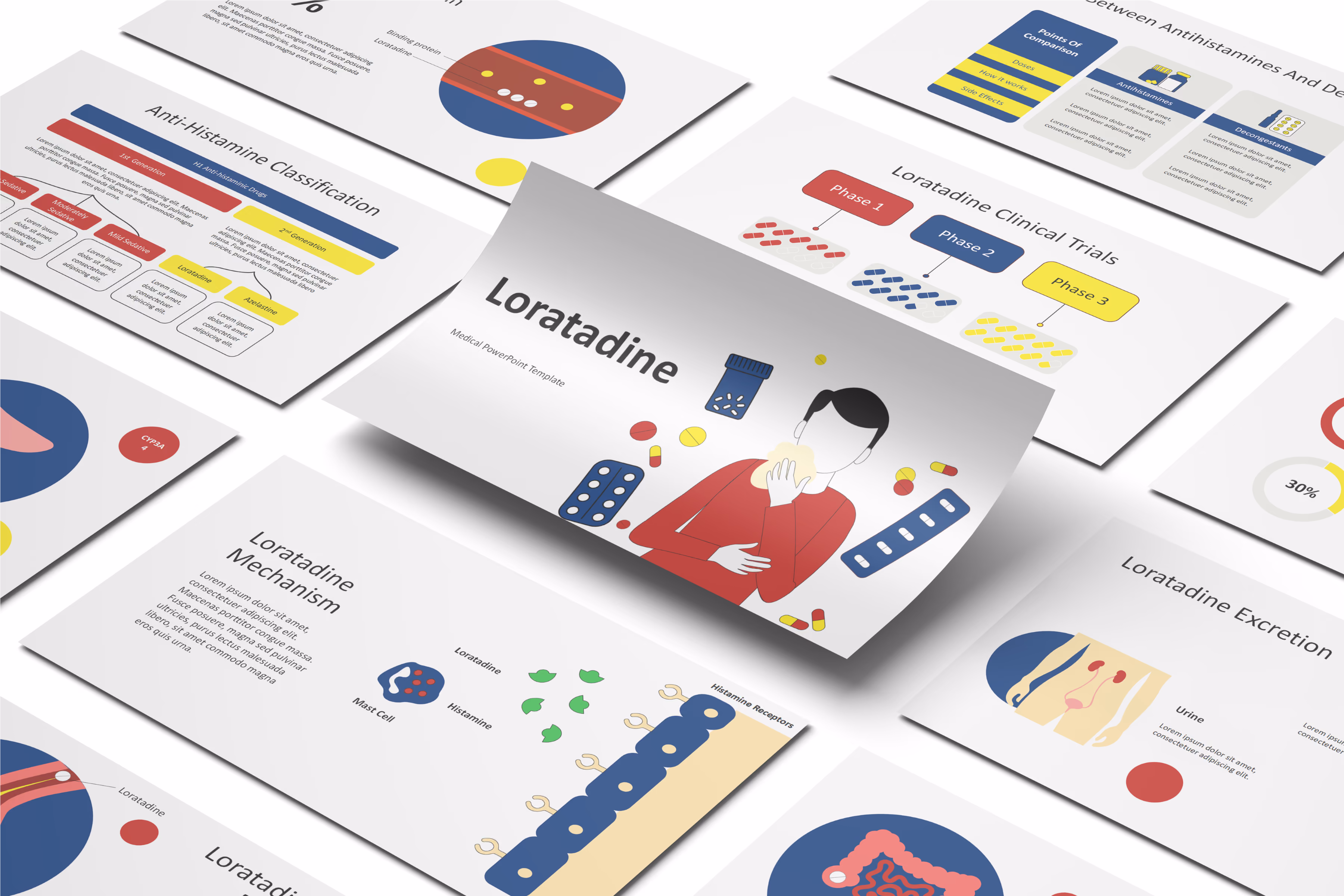 Loratadine PowerPoint Template