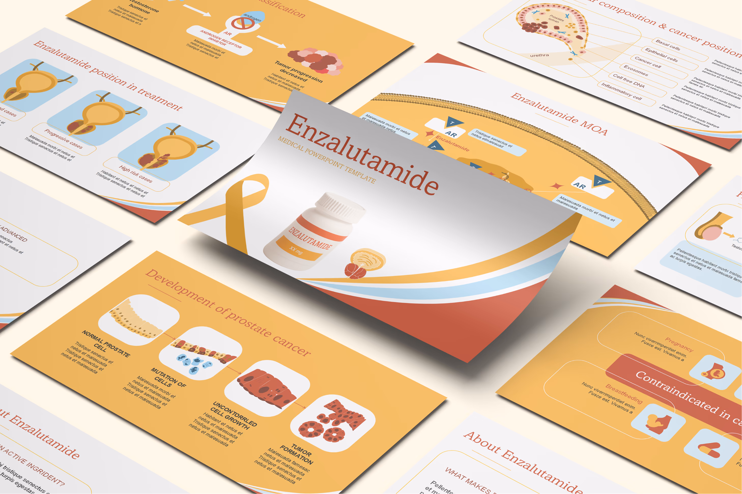Enzalutamide PowerPoint Template