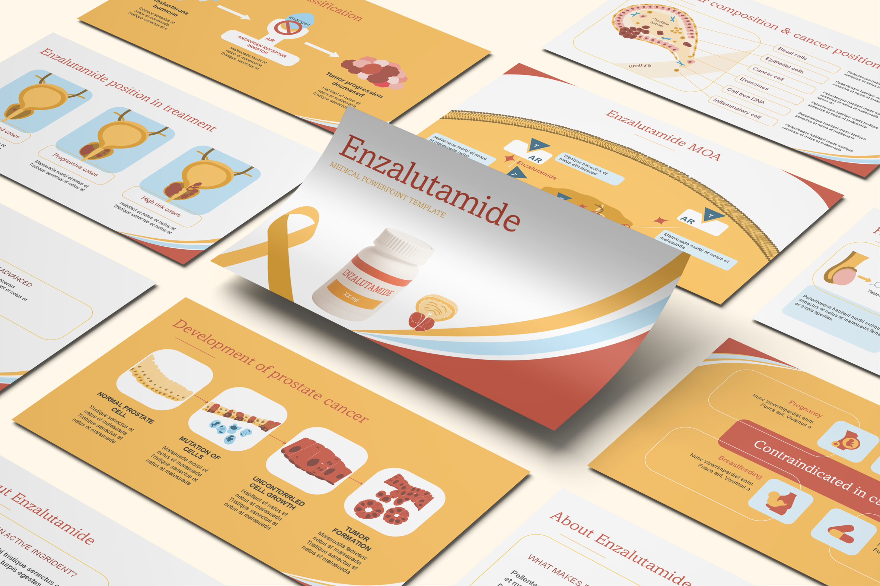 Enzalutamide PowerPoint Template