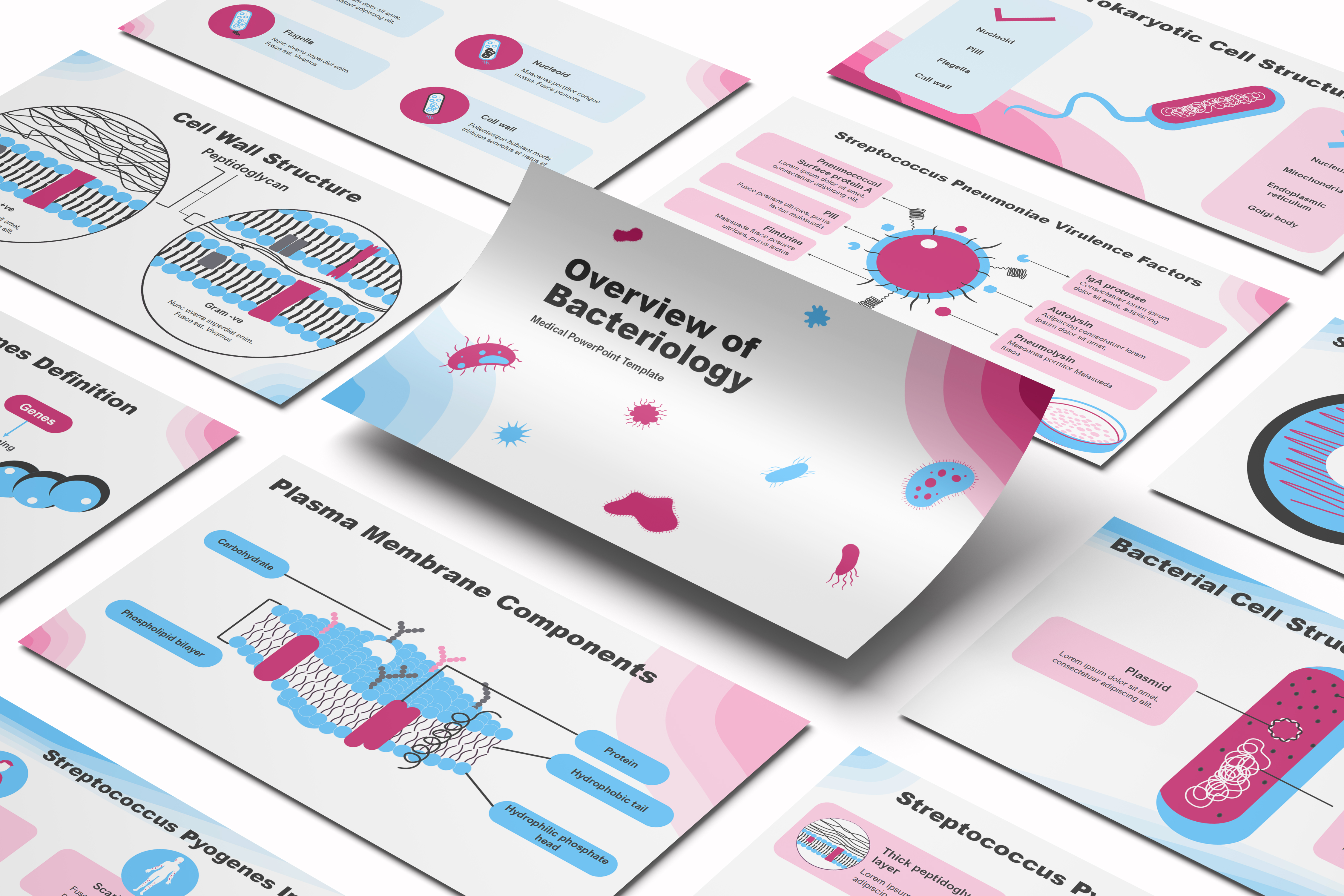 Bacteriology Overview PowerPoint Template