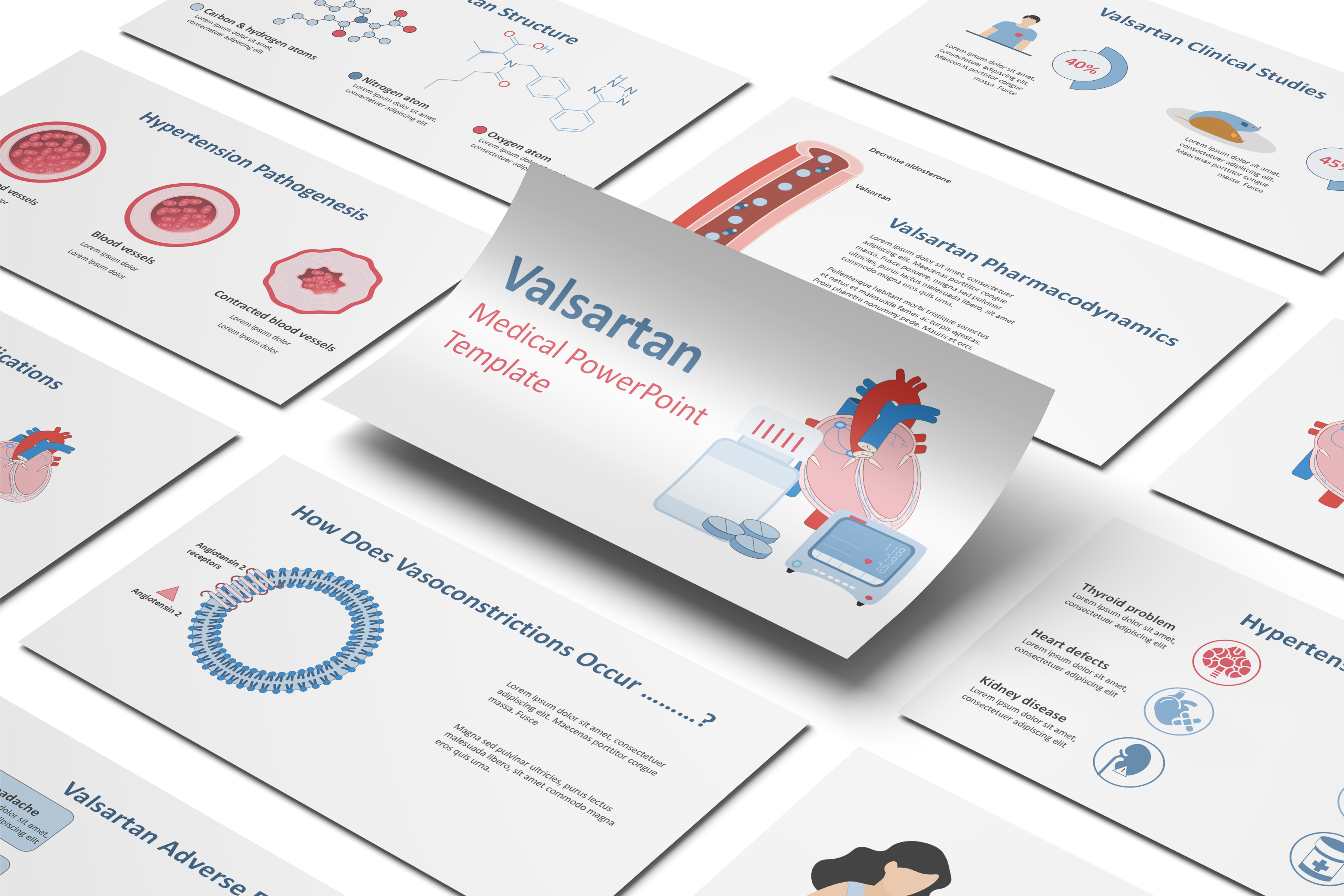 Valsartan PowerPoint Template 