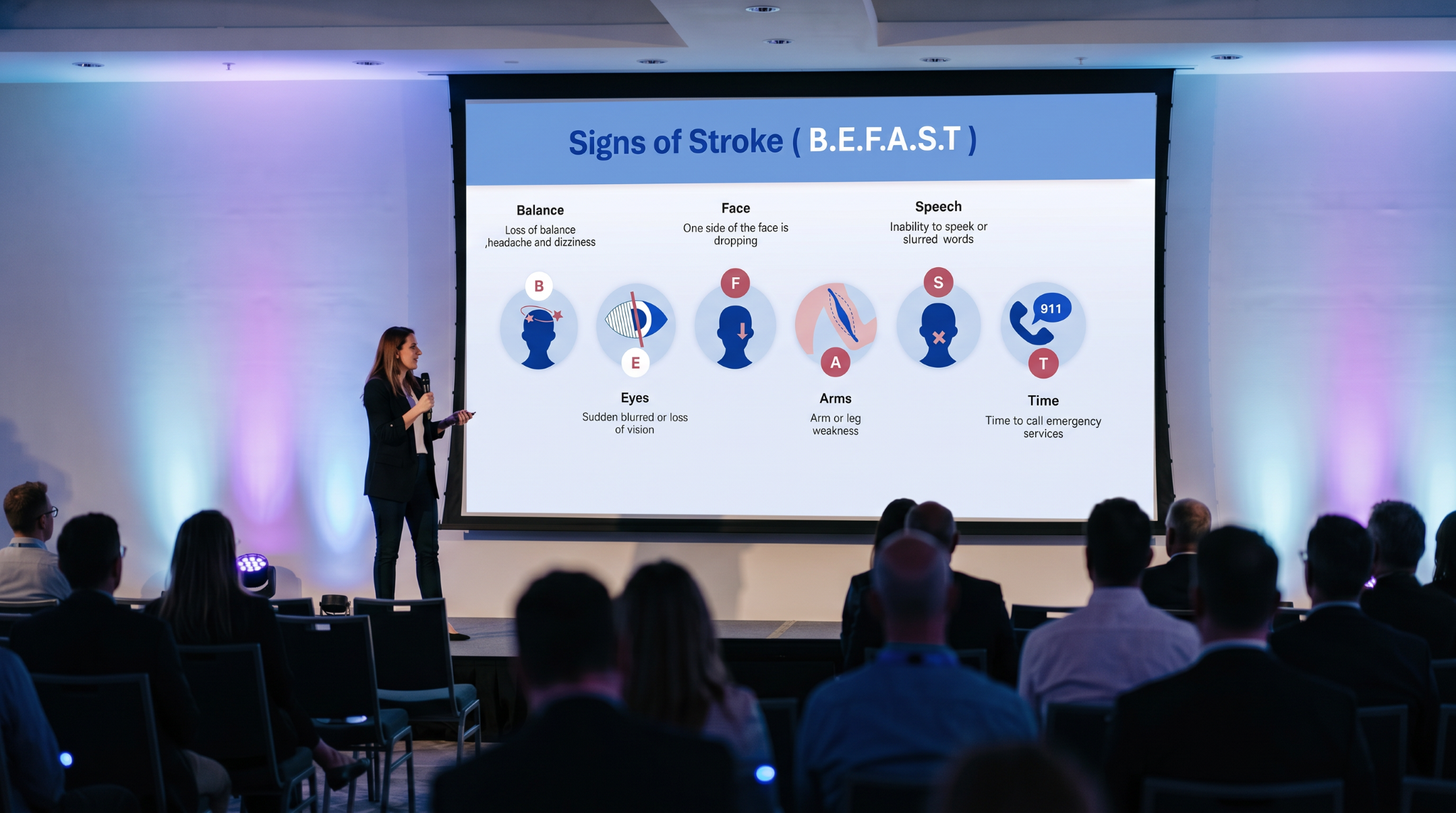 Healthcare presenter explaining the mechanism of action of Dabigatran Etexilate using an editable Dabigatran PowerPoint presentation template.