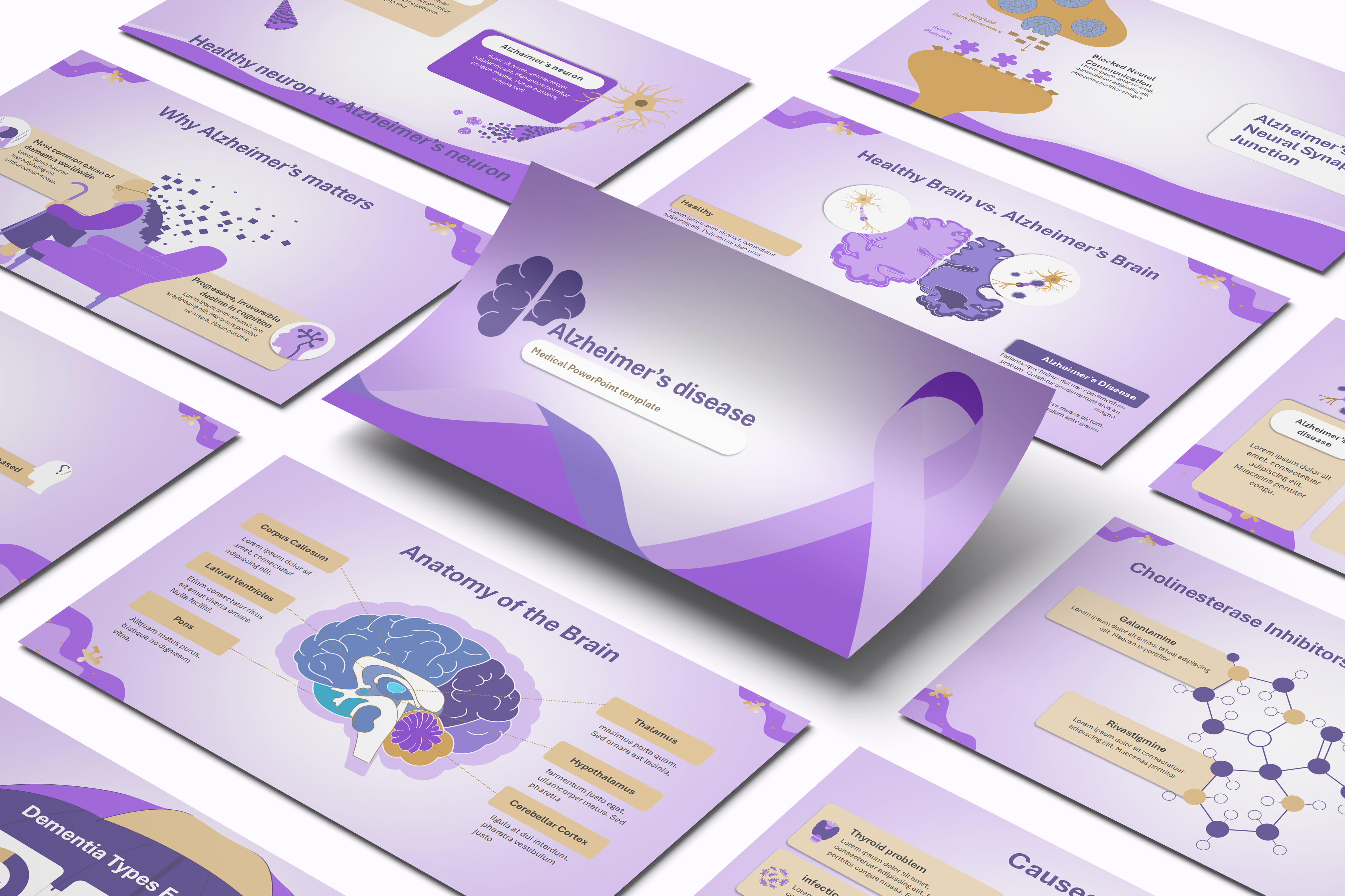Alzheimer's Disease PowerPoint Template