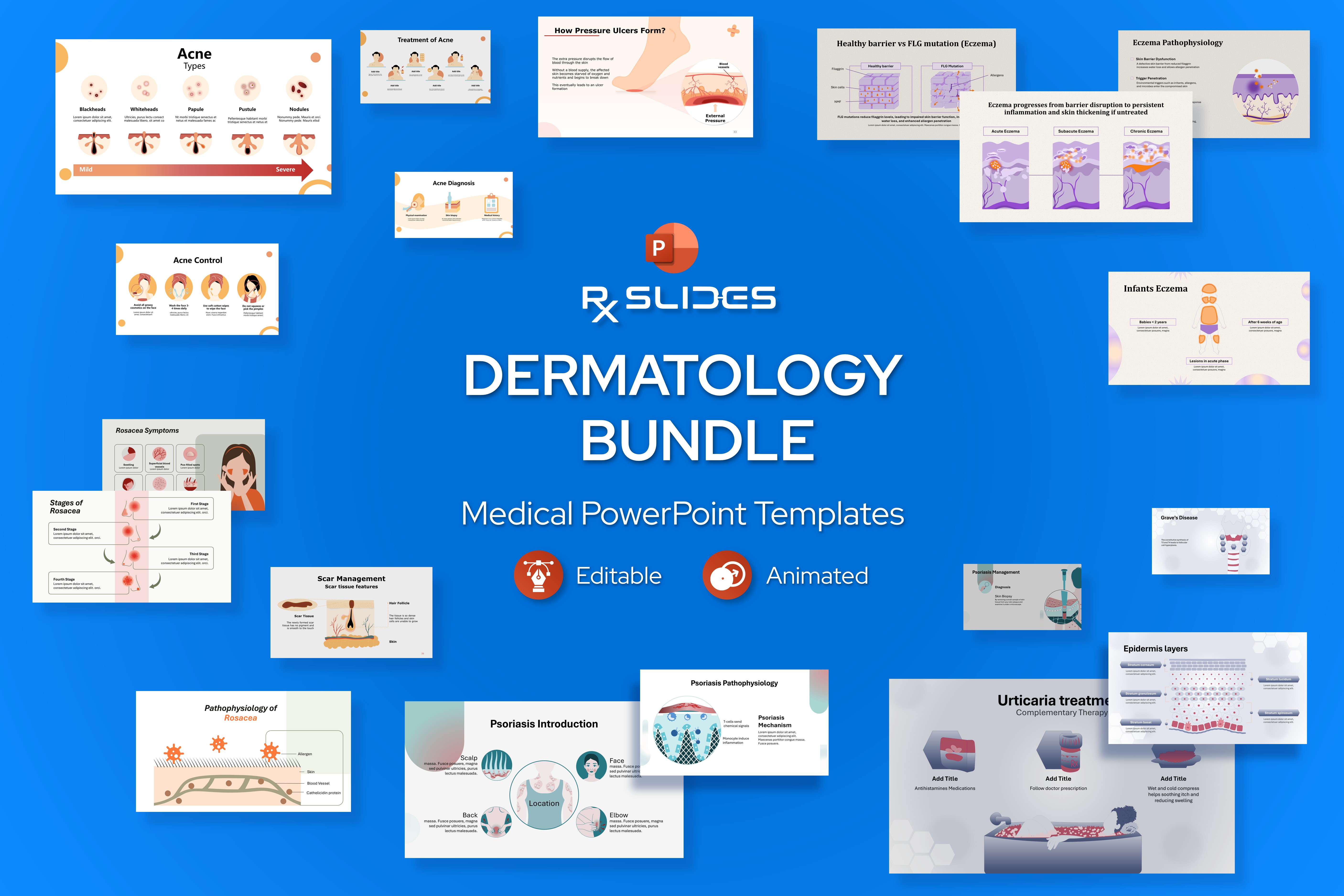Dermatology PowerPoint Templates Bundle