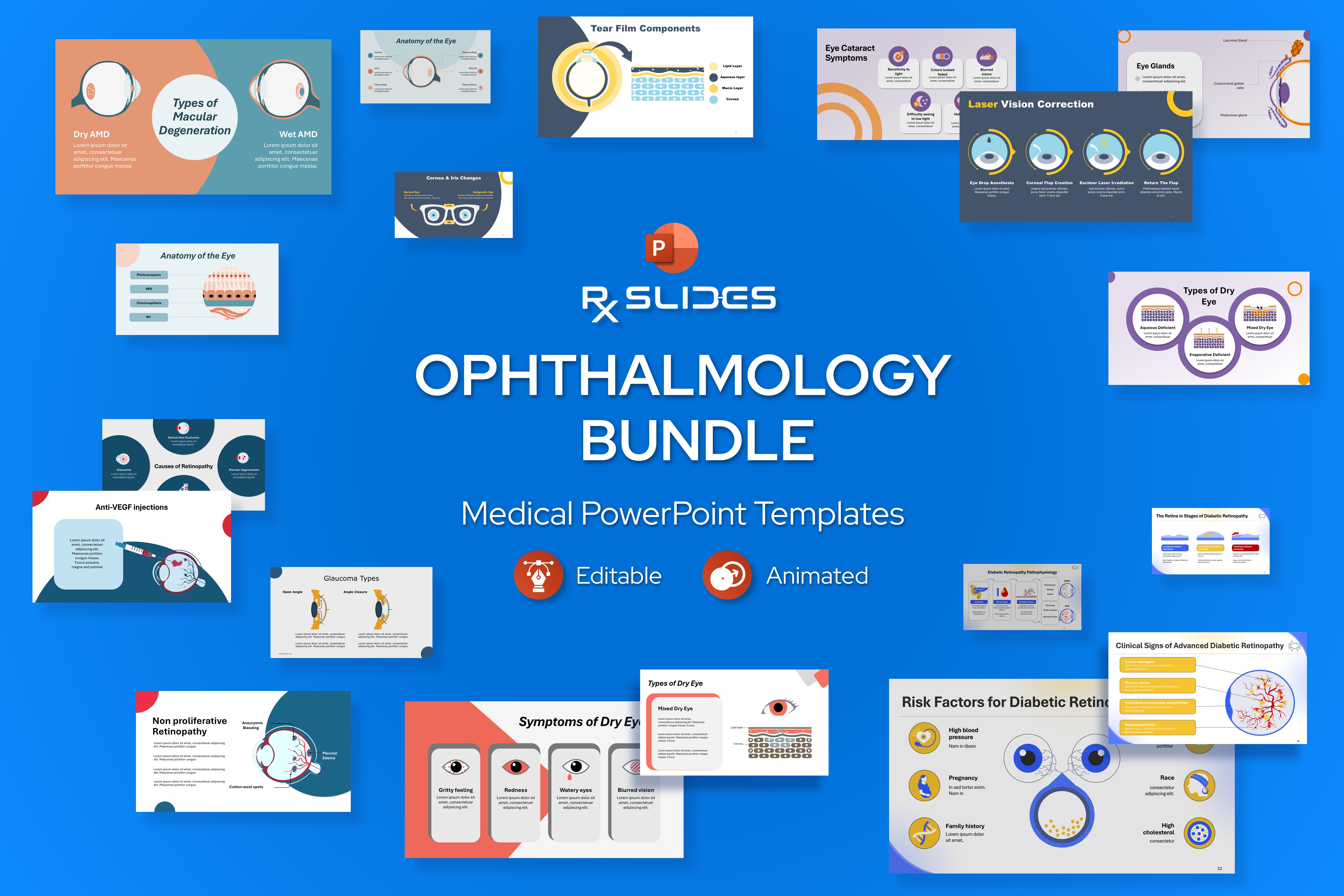 Ophthalmology PowerPoint Templates Bundle