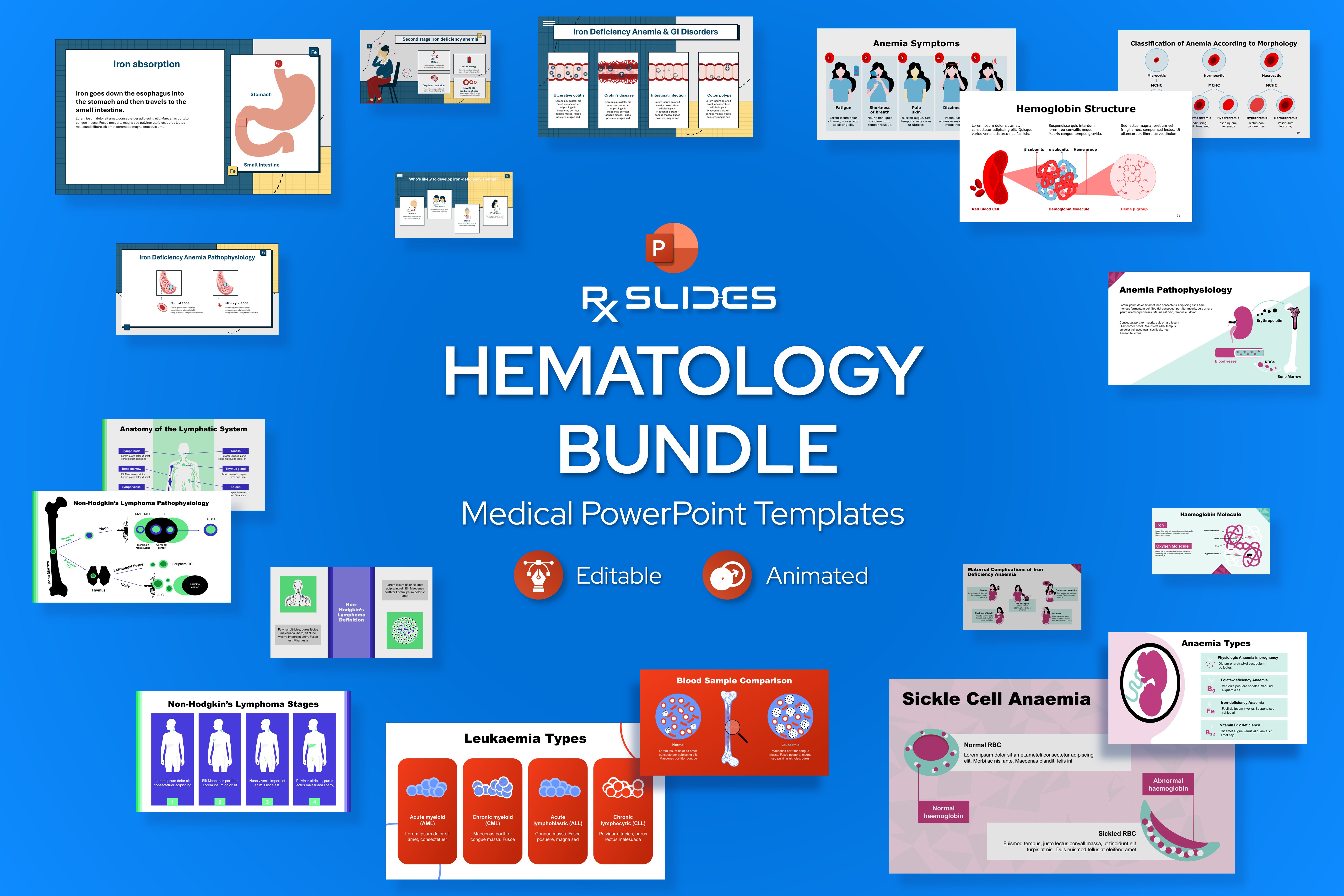 Hematology PowerPoint Templates Bundle