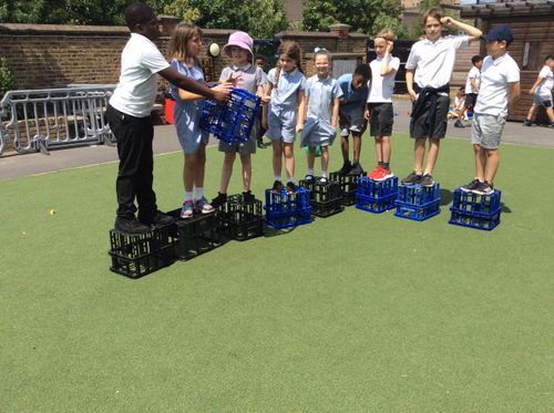 spring crate walking