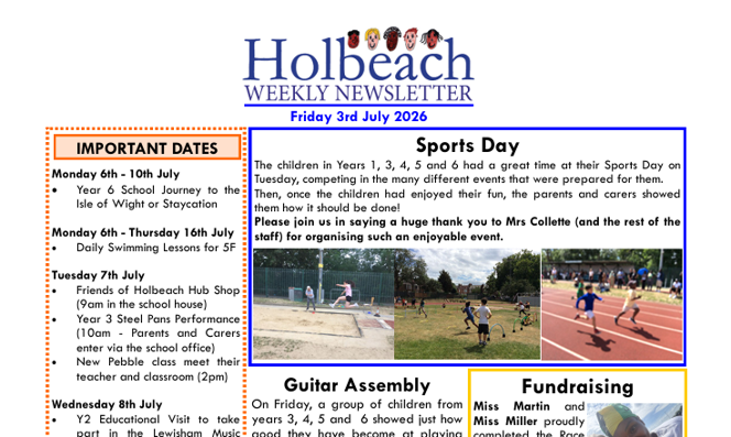 Friday, July 3, 2026