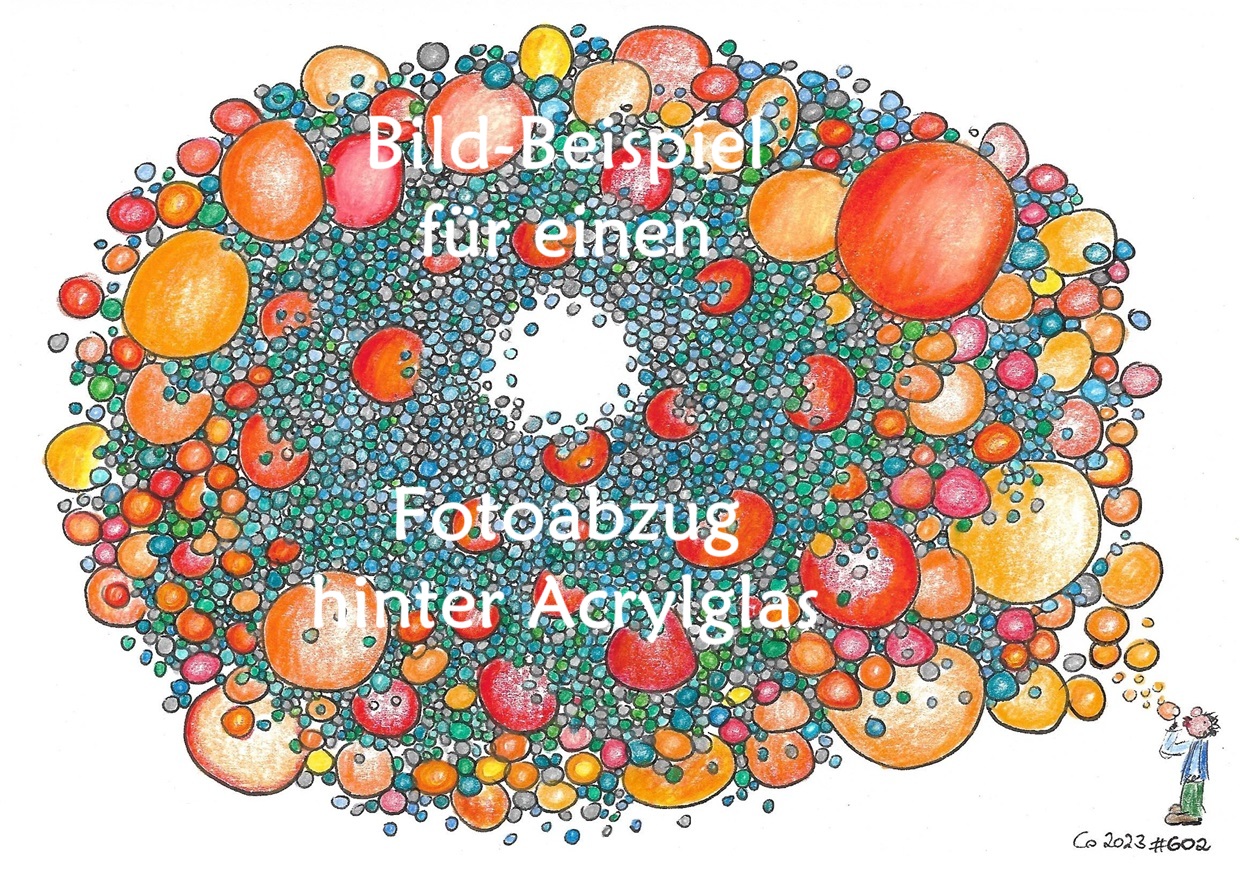 Fotoabzug hinter Acrylglas glänzend