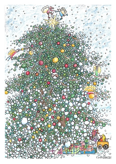 Weihnachts-Kringelbaum