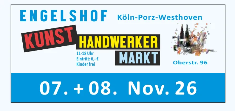 Kunsthandwerkermarkt im Engelshof