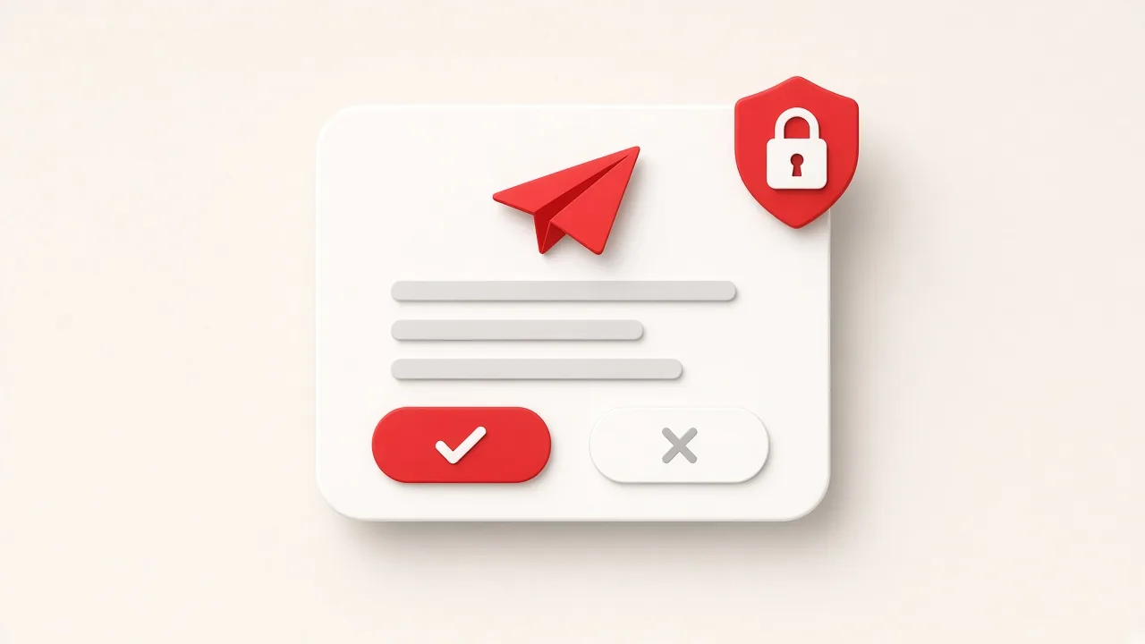 A confirm-before-send approval card with approve and cancel buttons, a core response UX pattern for AI agents