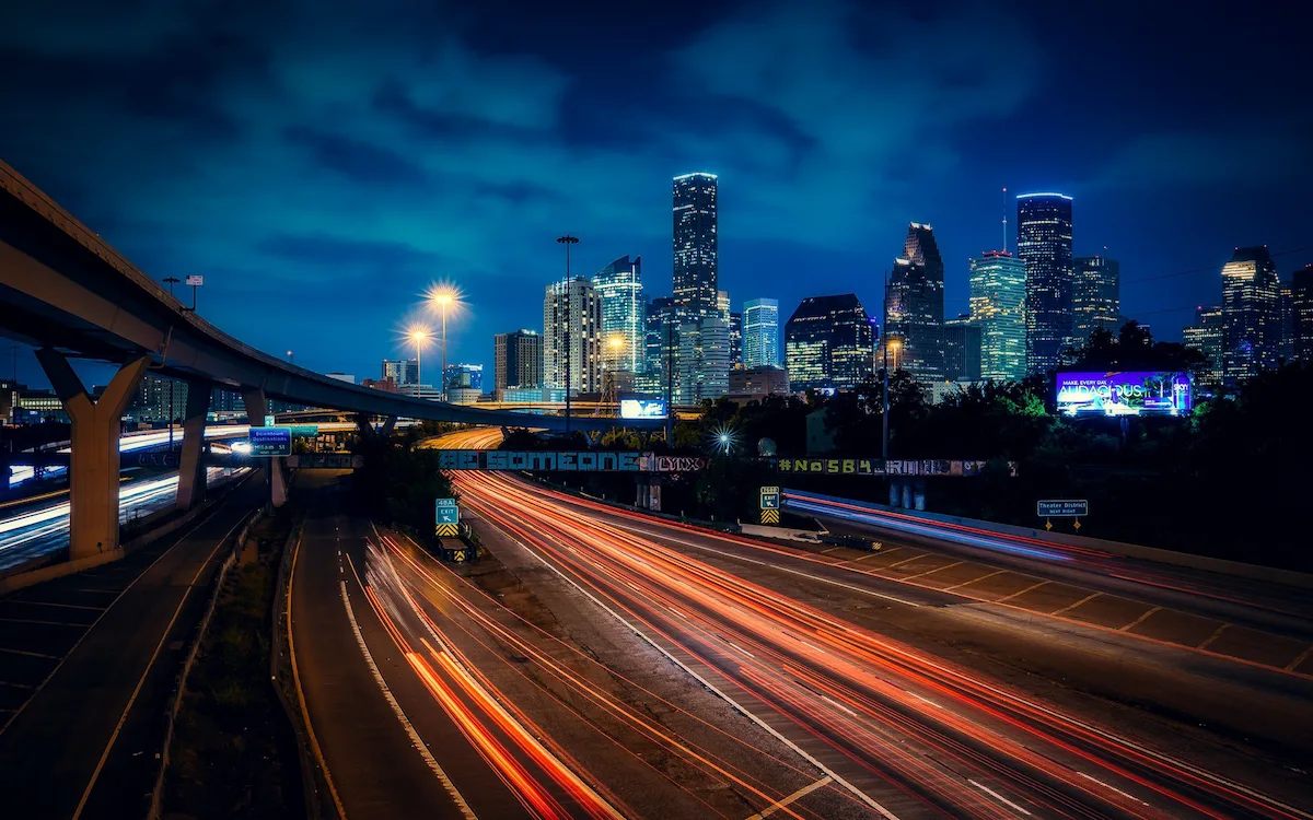 Downtown Houston at Night