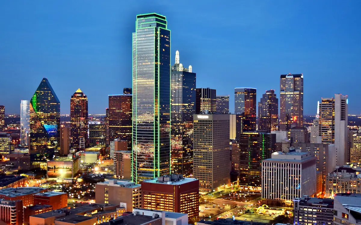 Downtown Dallas at Night
