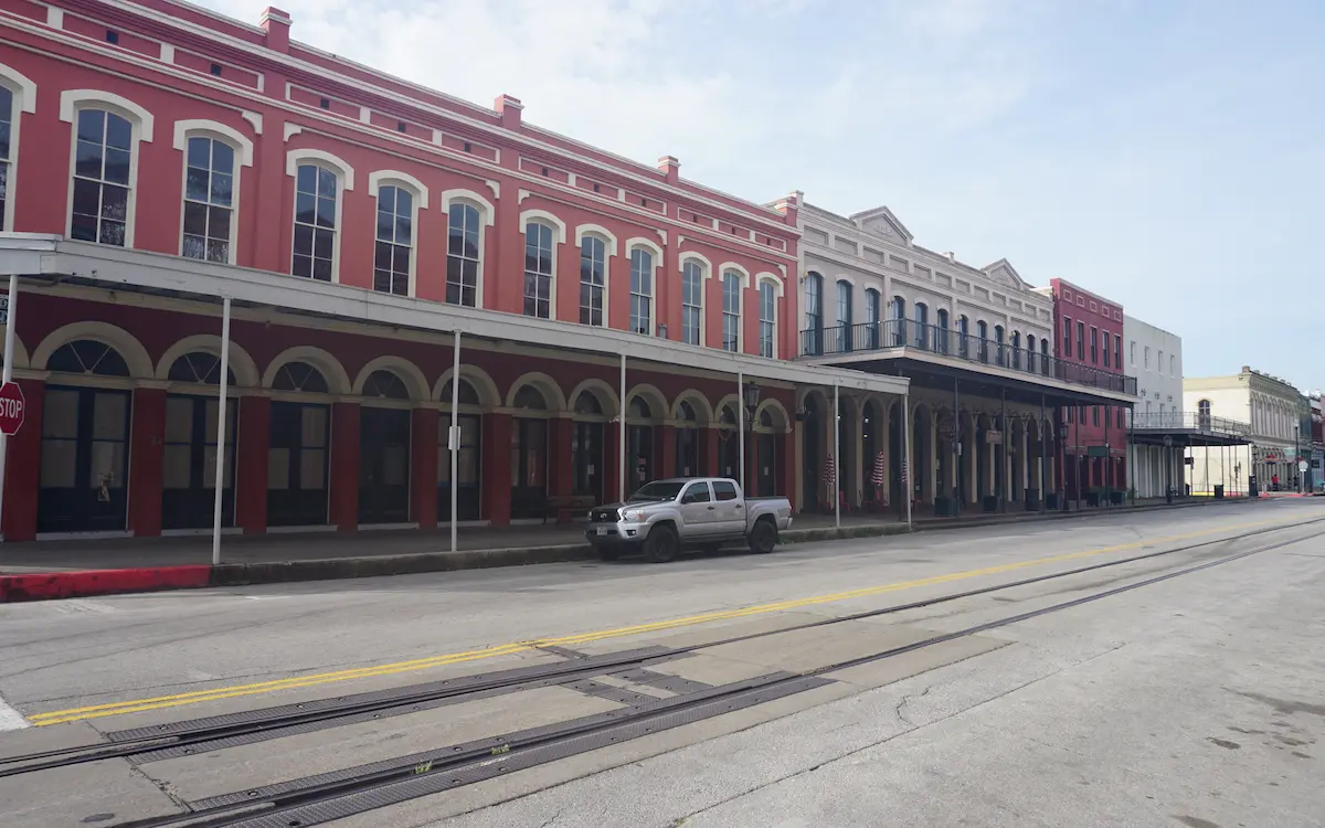The Strand Historic District in Galveston Source: Wikipedia