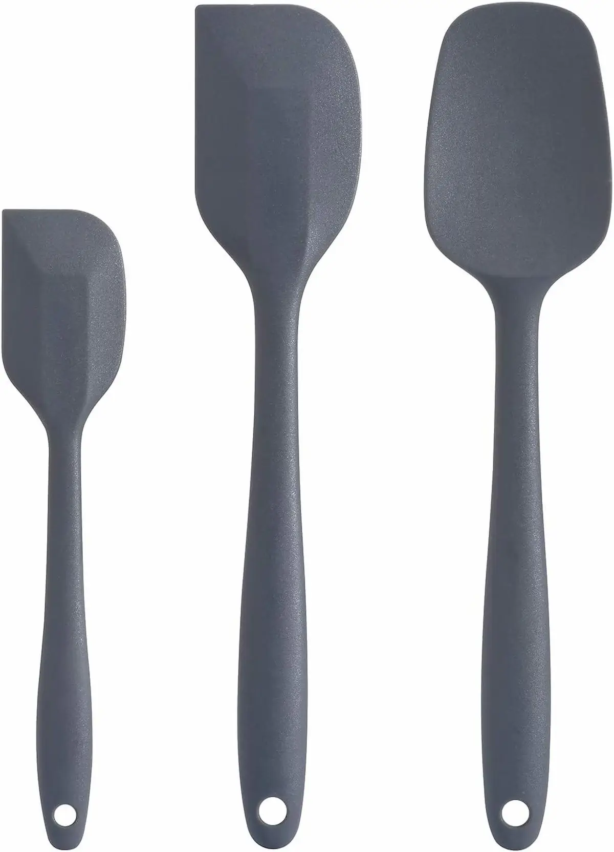 Cooptop Silicone Spatula Set (Dark Grey)