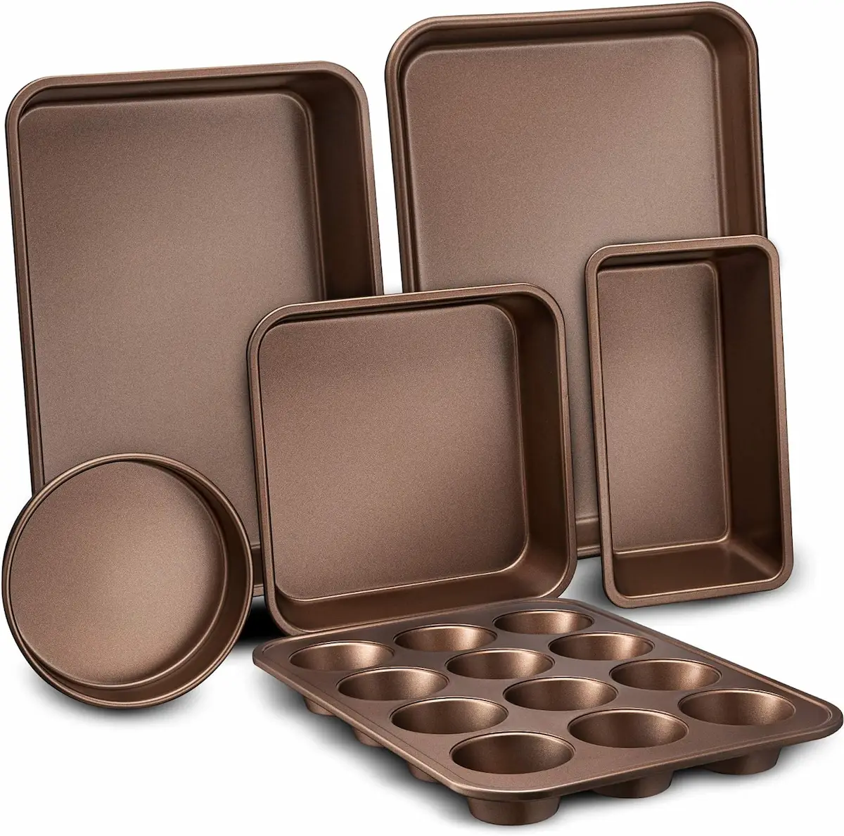 NutriChef 6-Piece Nonstick Bakeware Set