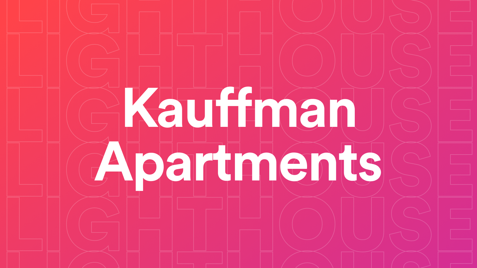 What We Know About Kauffman Apartments