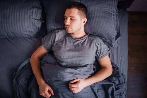 Sleeping on your back is the best sleeping position to improve posture.