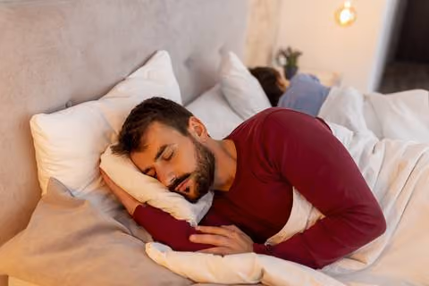 Sleeping on your side can be a good sleeping posture.