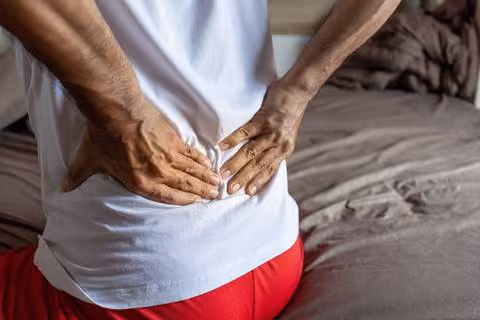 Broken Tailbone Sign - Lower back pain when sitting