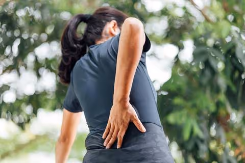 Broken Tailbone Sign - Lower back pain