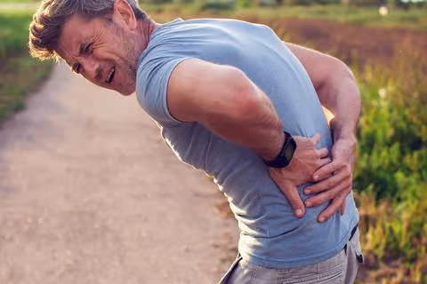 Broken Tailbone Sign - Lower back pain when walking or standing
