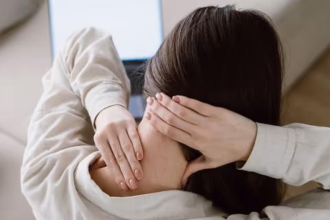 A stiff neck is one of the pulled neck muscle symptoms.