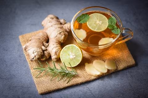 Ginger tea is a good home remedy for vertigo.