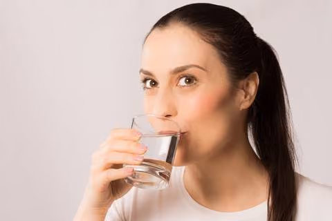 Drink lots of water to treat vertigo symptoms.