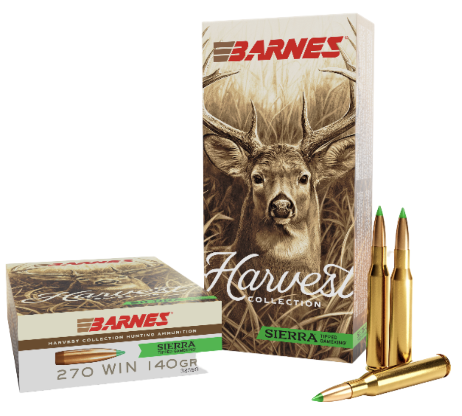 Barnes Harvest Collection 270 Winchester 140gr Sierra TGK Ammunition
