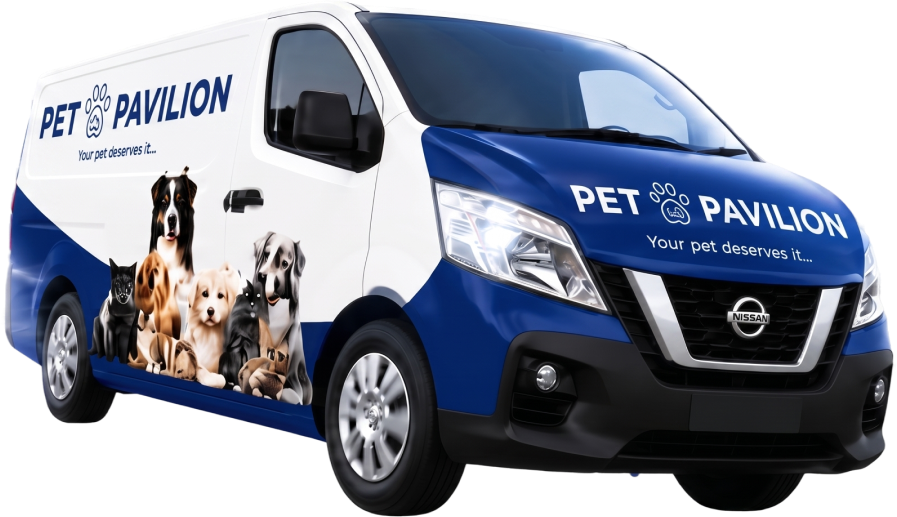 Pet Pavilion pet taxi van