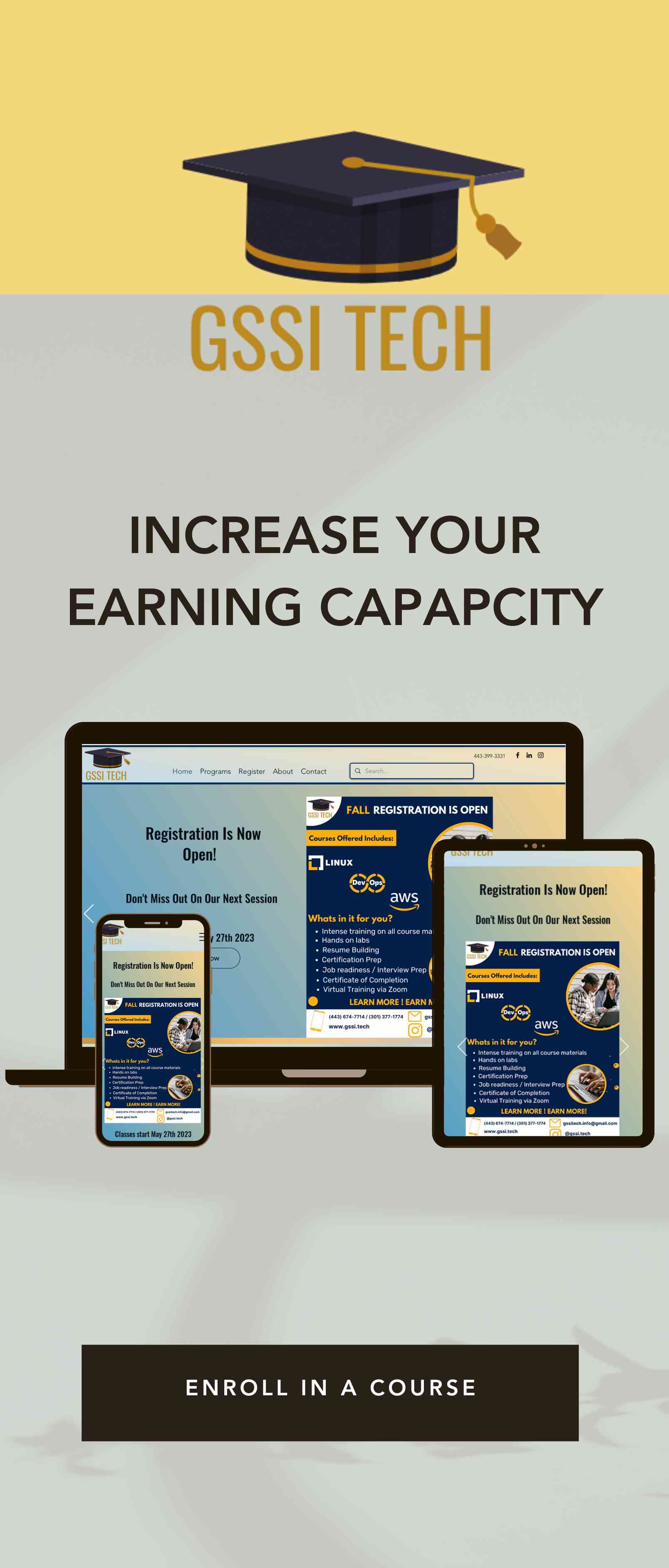 Website and Brand Identity Design for Gssi Tech