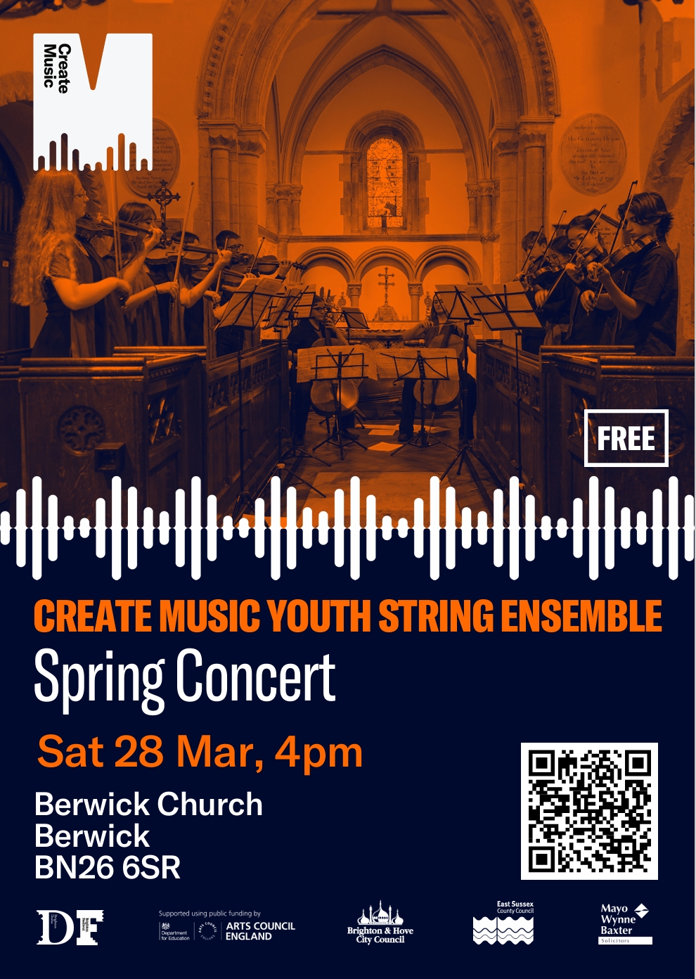 Create Music Youth String Ensemble Spring Concert