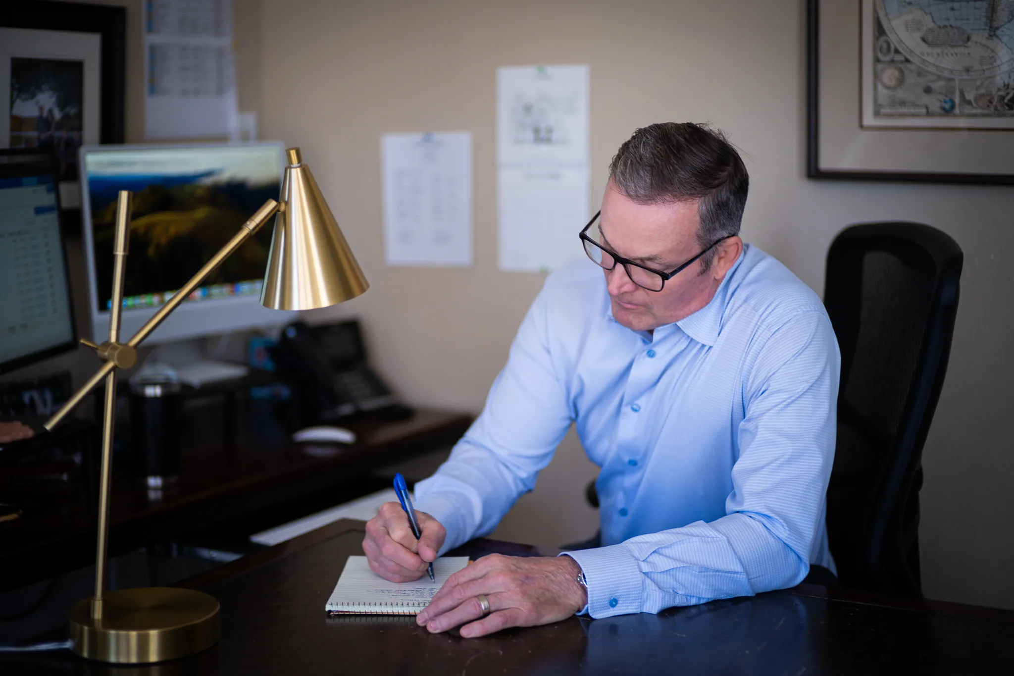 Nelson Law Firm attorney workspace