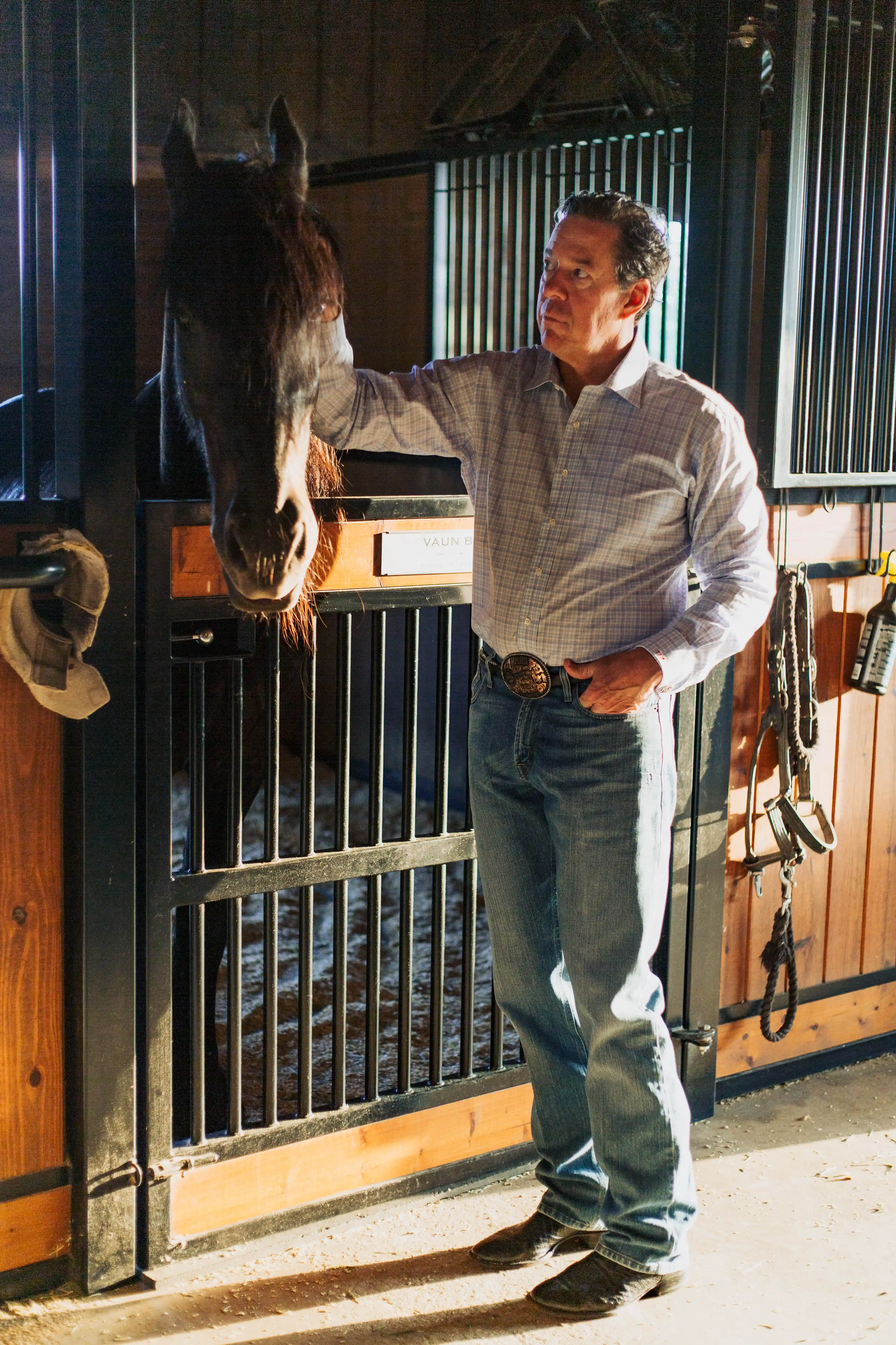 Tim Hartley working in his Rockwall law office