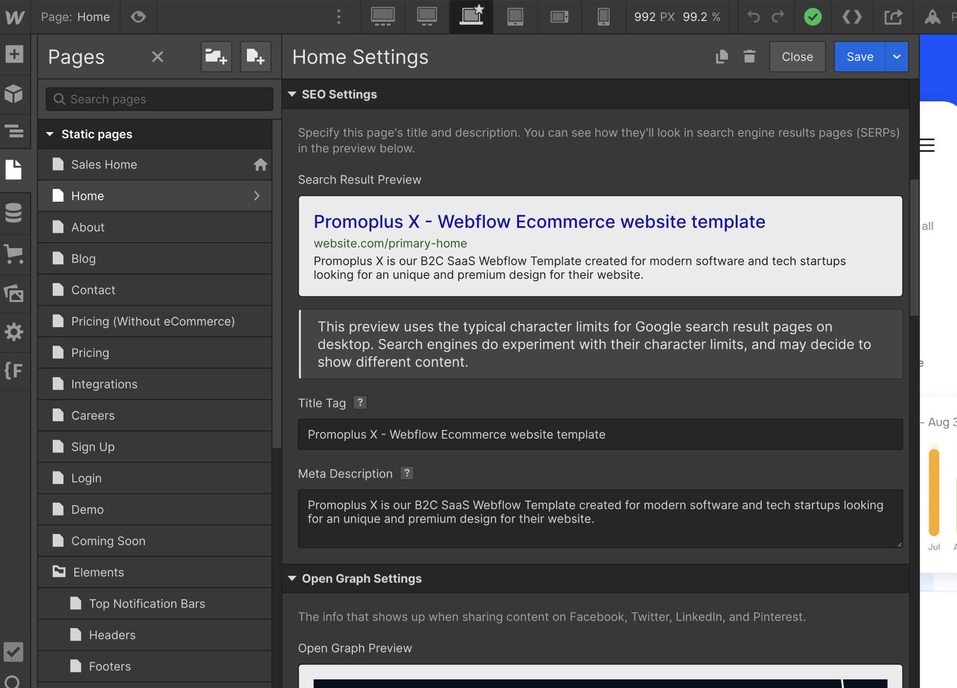 SEO - Promoplus X Webflow Template