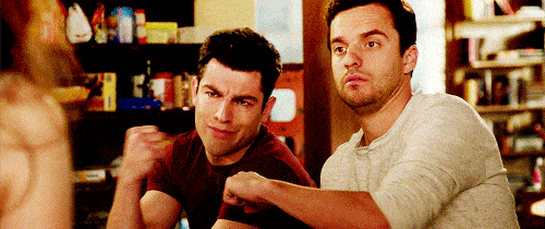 Fist bumping GIF
