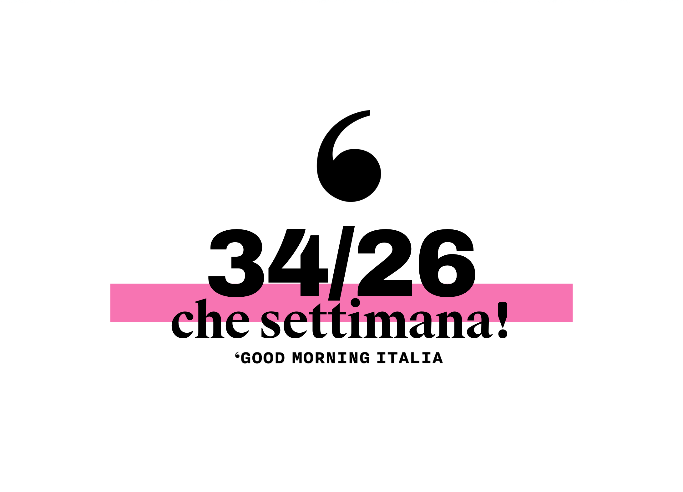 Che settimana! #34/26